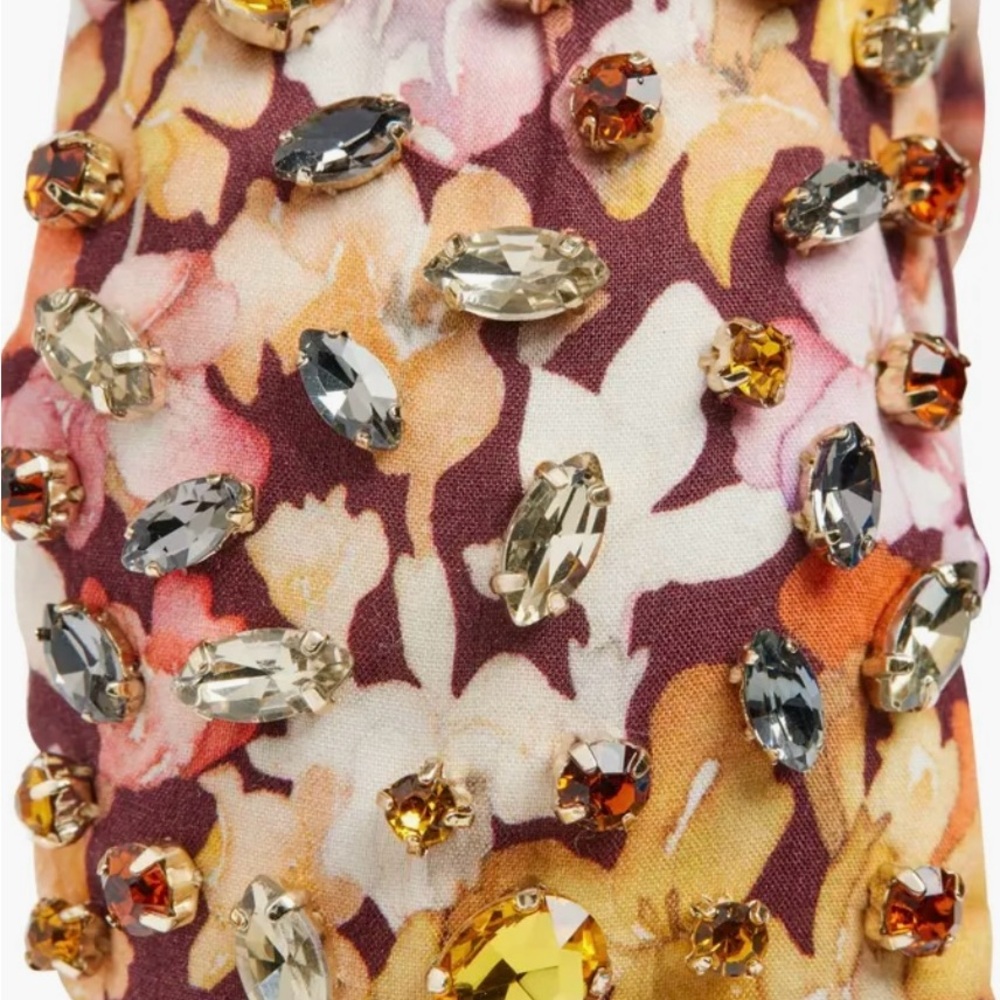 Lele Sadoughi Floral Embellished Headband - Picture 2 of 3
